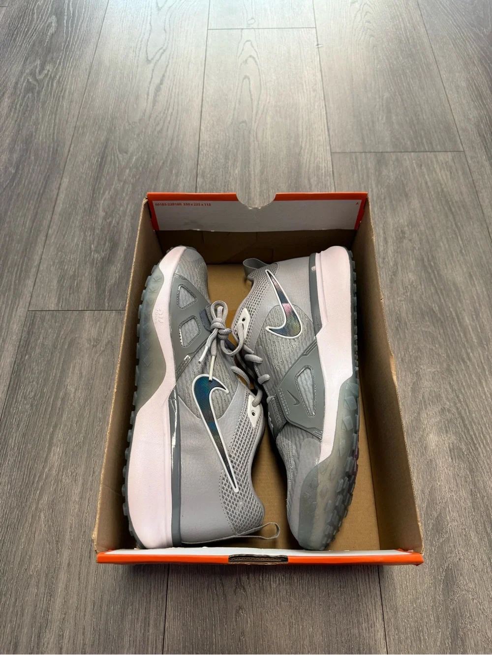 Nike Air Zoom Diamond Elite Turf Baseball Shoes Gray FN4250-001 Men’s Size 10.5